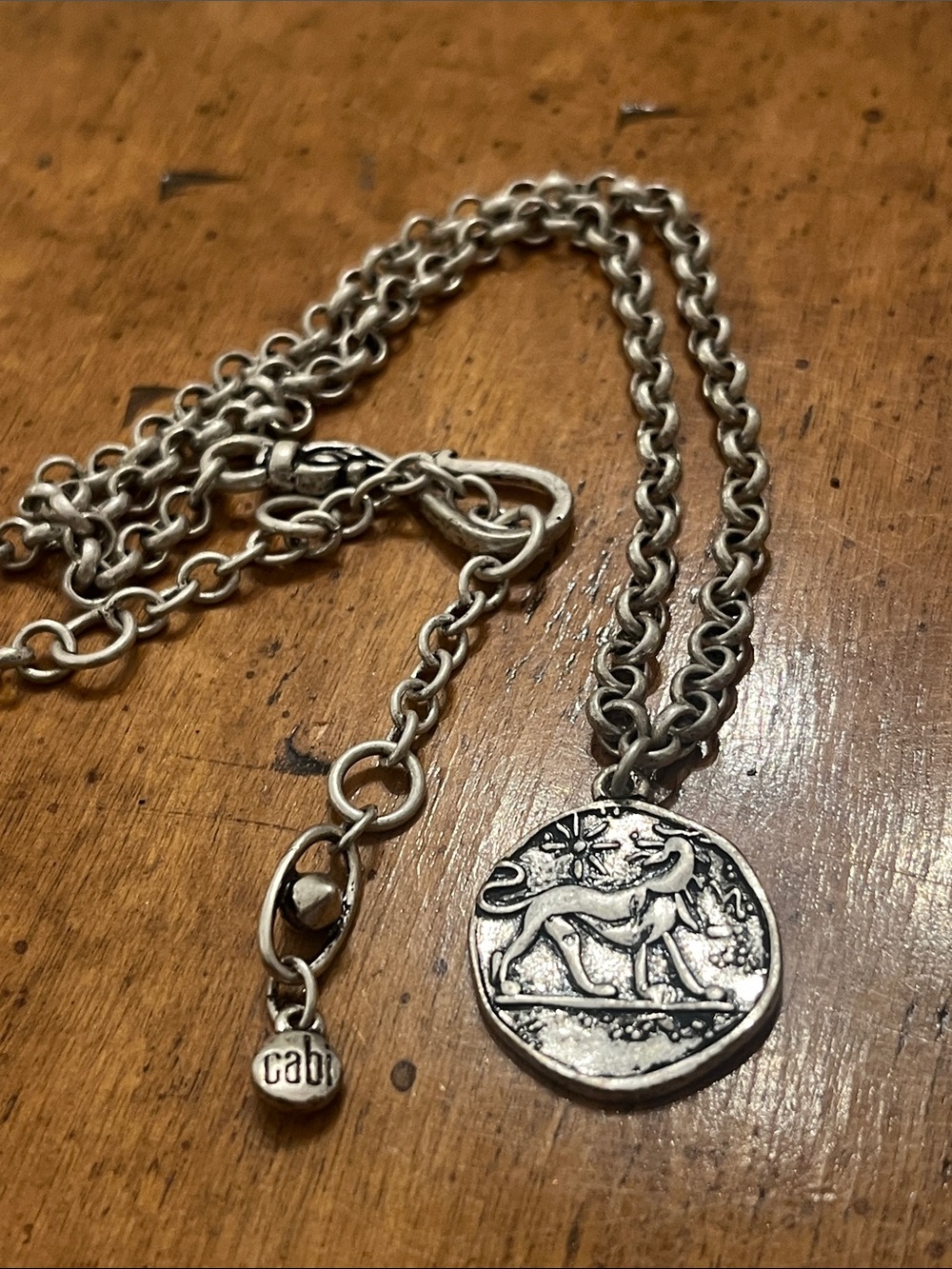 Cabi Chain Mythological Creature pendant necklace
